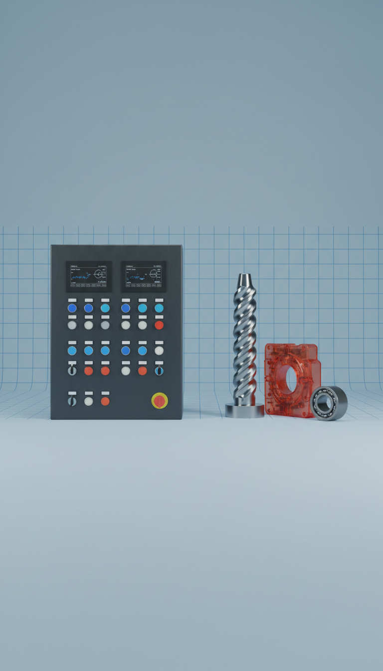 Industrial Control Panel Touch Interface